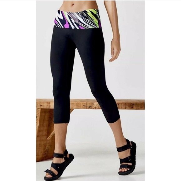 Fabletics Pants - Fabletics Salar Powerhold foldover maximum support